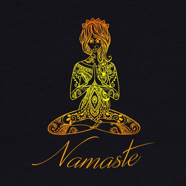 Yoga Namaste by letnothingstopyou